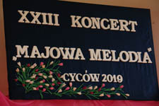 XXIII Koncert „Majowa Melodia”- Cyców 2019