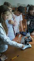 Zajęcia biologii z nowoczesnym mikroskopem