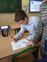 Sukces Jakuba w Powiatowym Konkursie Matematycznym dla klas VI