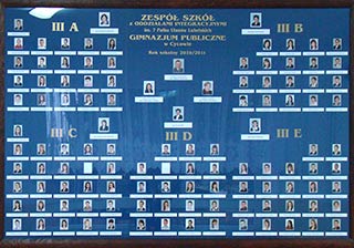 Absolwenci Gimnazjum Publicznego w Cycowie z roku szkolnego 2010/2011