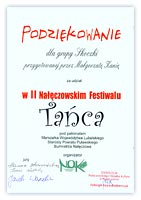 II Nałęczowski Festiwal Tańca