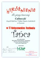 II Nałęczowski Festiwal Tańca