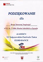 Zespoły Taneczne 2011/2012