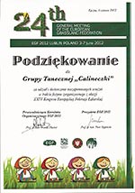 Zespoły Taneczne 2011/2012