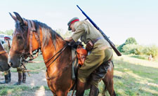 „CYCÓW 1920” Inscenizacja bitwy 7 Pułku Ułanów Lubelskich z bolszewikami pod Cycowem