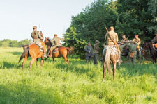 „CYCÓW 1920” Inscenizacja bitwy 7 Pułku Ułanów Lubelskich z bolszewikami pod Cycowem