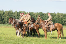 „CYCÓW 1920” Inscenizacja bitwy 7 Pułku Ułanów Lubelskich z bolszewikami pod Cycowem