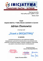 „Uczeń z INICJATYWĄ” – edycja 2023