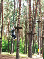 PÓŁKOLONIE 2023 „Wakacje z INICJATYWĄ” – Park linowy w Jedlance