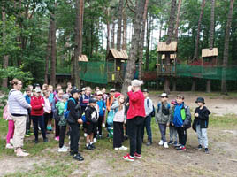 PÓŁKOLONIE 2023 „Wakacje z INICJATYWĄ” – Park linowy w Jedlance