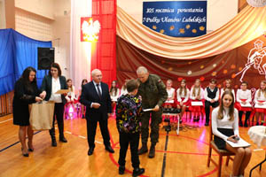 Laureaci konkursu plastycznego ph. „Ułani Lubelscy” zorganizowanego przez INICJATYWĘ