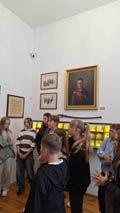 Lekcja historii  w Muzeum 7 Pułku Ułanów Lubelskich w Mińsku Mazowieckim dla uczestników projektu ph. „18 opowieści o Cycowie”