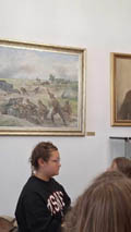 Lekcja historii  w Muzeum 7 Pułku Ułanów Lubelskich w Mińsku Mazowieckim dla uczestników projektu ph. „18 opowieści o Cycowie”