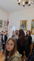 Lekcja historii  w Muzeum 7 Pułku Ułanów Lubelskich w Mińsku Mazowieckim dla uczestników projektu ph. „18 opowieści o Cycowie”
