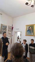 Lekcja historii  w Muzeum 7 Pułku Ułanów Lubelskich w Mińsku Mazowieckim dla uczestników projektu ph. „18 opowieści o Cycowie”