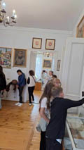 Lekcja historii  w Muzeum 7 Pułku Ułanów Lubelskich w Mińsku Mazowieckim dla uczestników projektu ph. „18 opowieści o Cycowie”