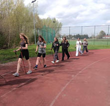 Kolejne zajęcia NORDIC WALKING dla uczniów Zespołu Szkół w Cycowie