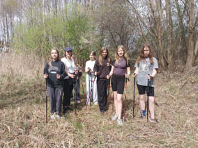 Kolejne zajęcia NORDIC WALKING dla uczniów Zespołu Szkół w Cycowie