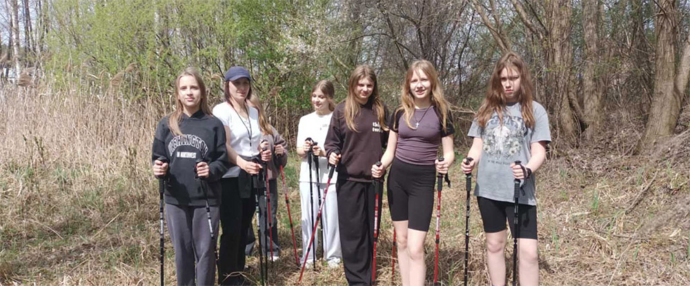Kolejne zajęcia NORDIC WALKING dla uczniów Zespołu Szkół w Cycowie