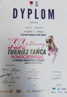 Tancerze KICK SQUAD i KIDDOS na podium! XX Jubileuszowy Turniej Tańca Nowoczesnego o Puchar Burmistrza Łęcznej