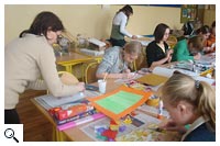 Klub Młodego Artysty warsztaty plastyczne dla uczniów gimnazjum