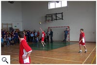Zawody Powiatowe w Piłce Siatkowej chłopców Gimnazjum - Spiczyn