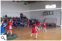 Zawody Powiatowe w Piłce Siatkowej chłopców Gimnazjum - Spiczyn