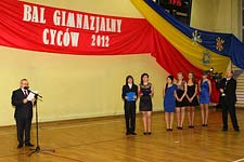 Bal Gimnazjalny w Zespole Szkół w Cycowie 2012