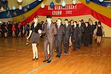Bal Gimnazjalny w Zespole Szkół w Cycowie 2012