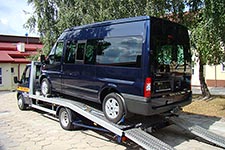 Nowy Ford Transit zakupiony na potrzeby Zespołu Szkół