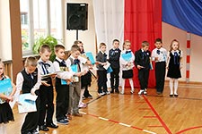 Ślubowanie uczniów klas I SP