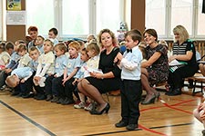 Pasowanie na przedszkolaka dzieci z Punktów Przedszkolnych w Gminie Cyców