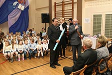 Pasowanie na przedszkolaka dzieci z Punktów Przedszkolnych w Gminie Cyców