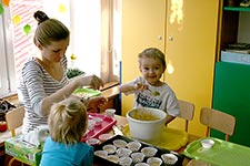 Przedszkolne wypieki w grupie Myszki