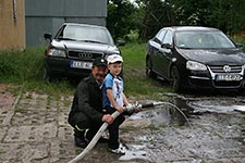 3-4 latki z wizytą w Ochotniczej Straży Pożarnej w Cycowie