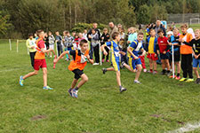 Igrzyska i Gimnazjada Powiatowa w Sztafetowych Biegach Przełajowych – Cyców 2014
