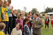 Igrzyska i Gimnazjada Powiatowa w Sztafetowych Biegach Przełajowych – Cyców 2014