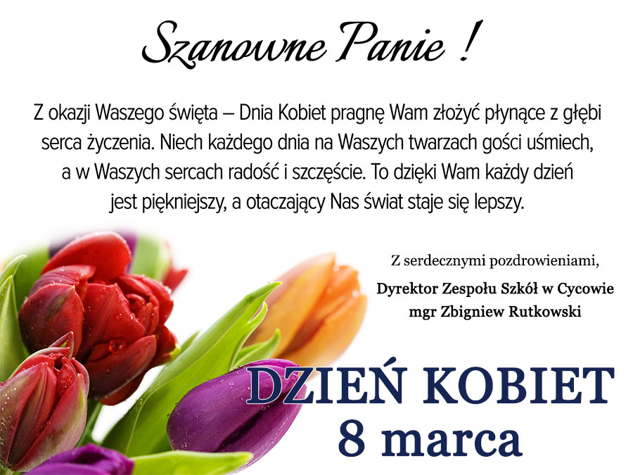 Życzenia z okazji Dnia Kobiet