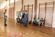 Nauka musztry z instruktorem 7 batalionu kawalerii powietrznej