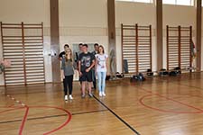 Nauka musztry z instruktorem 7 batalionu kawalerii powietrznej