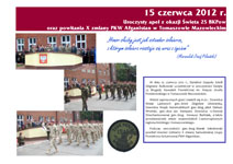 Współpraca szkoły z 7 Dywizjonem Ułanów Lubelskich 1996 – 2016