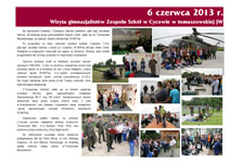 Współpraca szkoły z 7 Dywizjonem Ułanów Lubelskich 1996 – 2016