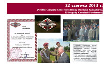 Współpraca szkoły z 7 Dywizjonem Ułanów Lubelskich 1996 – 2016