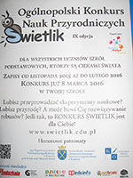 Ogólnopolski Konkurs Nauk Przyrodniczych