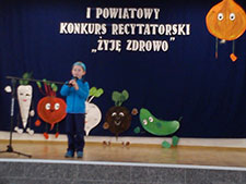 I Powiatowy Konkurs Recytatorski - Żyję zdrowo