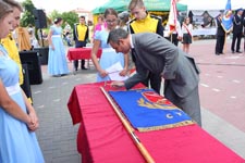 Gmina Cyców ma swój herb i sztandar