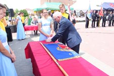Gmina Cyców ma swój herb i sztandar