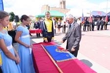 Gmina Cyców ma swój herb i sztandar