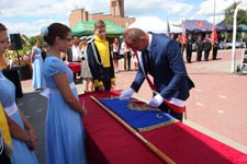 Gmina Cyców ma swój herb i sztandar