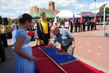 Gmina Cyców ma swój herb i sztandar